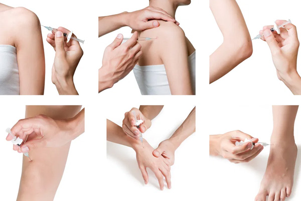 Why do we take out fluid or inject medicines into joints ?