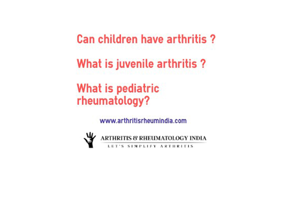 Can children have arthritis ?